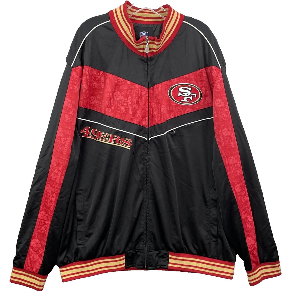 NFL Track Jacket Men 2XL San Francisco 49ers Sportswear Football Athleisure 90's